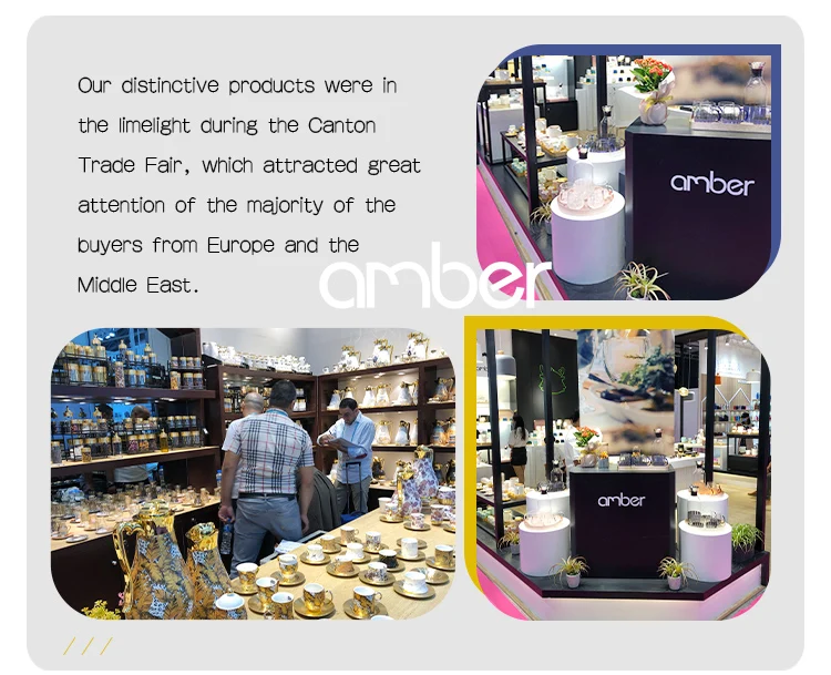 Juego de regalo moderno de estilo árabe de Oriente Medio, 27 Uds., cafetera de porcelana de oro real, juego de té, juegos de té y café de cerámica turca