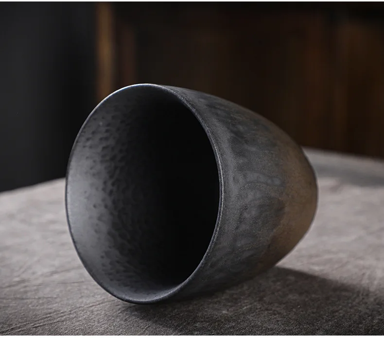 Taza de té grande Vintage, taza maestra, individual, juego de té de kung fu de cerámica vintage japonesa, taza de té, taza de café, agua